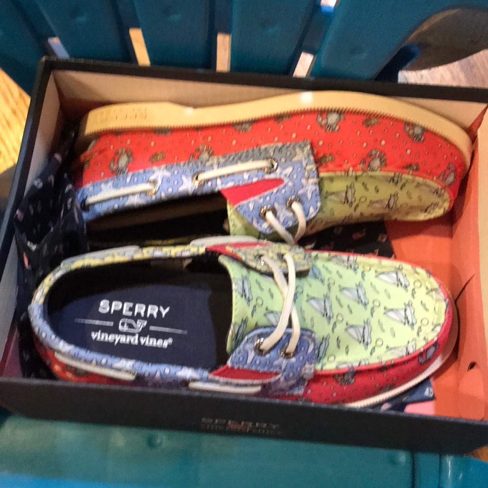 New Sperry Patchwork Girls kid shoes